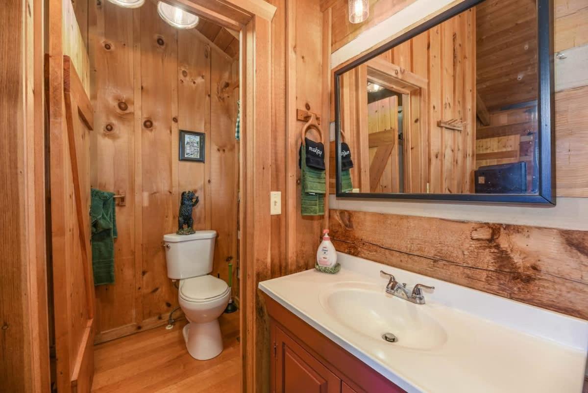 View! Cozy, Private, Fireplace, Hot Tub Log Cabin, Honeymoon! Sevierville Exterior photo